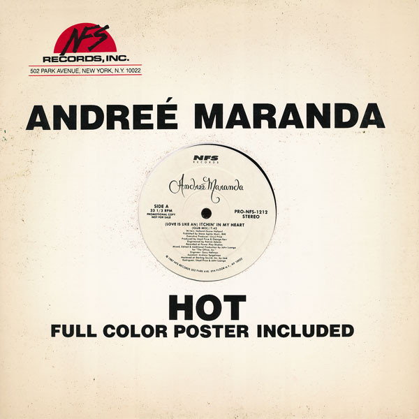 Andreé Maranda - (Love Is Like An) Itchin' In My Heart | NFS Records, Inc. (PRO-NFS-1212) - main Andreé Maranda - (Love Is Like An) Itchin' In My Heart | NFS Records, Inc. (PRO-NFS-1212) - main