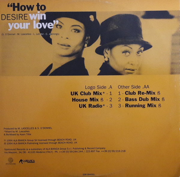 Desire - How To Win Your Love | Spotsound Records (SSR 994001) - 2