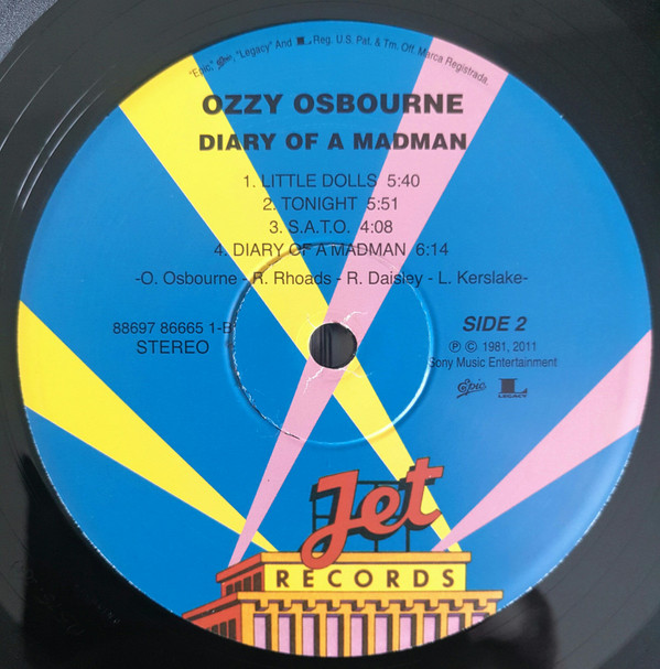 Ozzy Osbourne - Diary Of A Madman (30th Anniversary Edition) [Vinyl] | Epic (88697 86665 1) - 4
