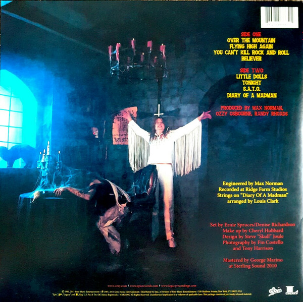 Ozzy Osbourne - Diary Of A Madman (30th Anniversary Edition) [Vinyl] | Epic (88697 86665 1) - 2