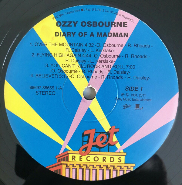 Ozzy Osbourne - Diary Of A Madman (30th Anniversary Edition) [Vinyl] | Epic (88697 86665 1) - 3