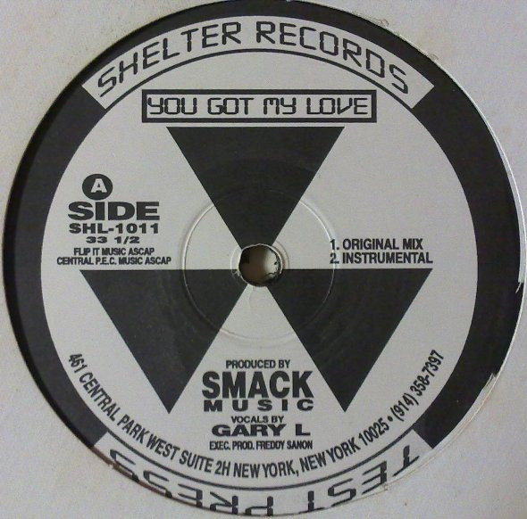 Gary L. - You Got My Love | Shelter Records (SHL-1010) - 2