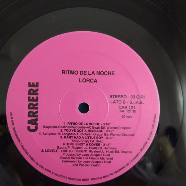 Lorca - Ritmo De La Noche | New Music International (NMLP 1023) - 3 Lorca - Ritmo De La Noche | New Music International (NMLP 1023) - 3