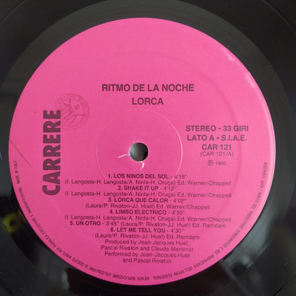 Lorca - Ritmo De La Noche | New Music International (NMLP 1023) - 4 Lorca - Ritmo De La Noche | New Music International (NMLP 1023) - 4