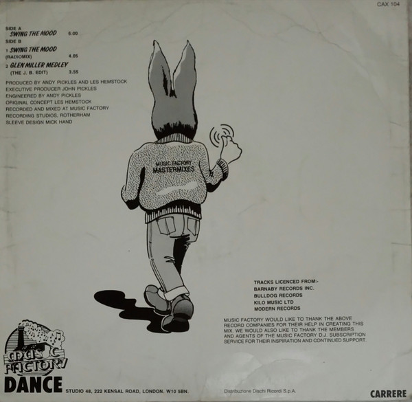 Jive Bunny And The Mastermixers - Swing The Mood | Carrere (CAX 104) - 2