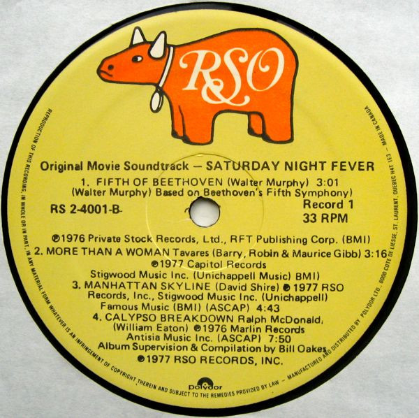 Various - Saturday Night Fever (The Original Movie Sound Track) | RSO (RS-2-4001) - 8 Various - Saturday Night Fever (The Original Movie Sound Track) | RSO (RS-2-4001) - 8