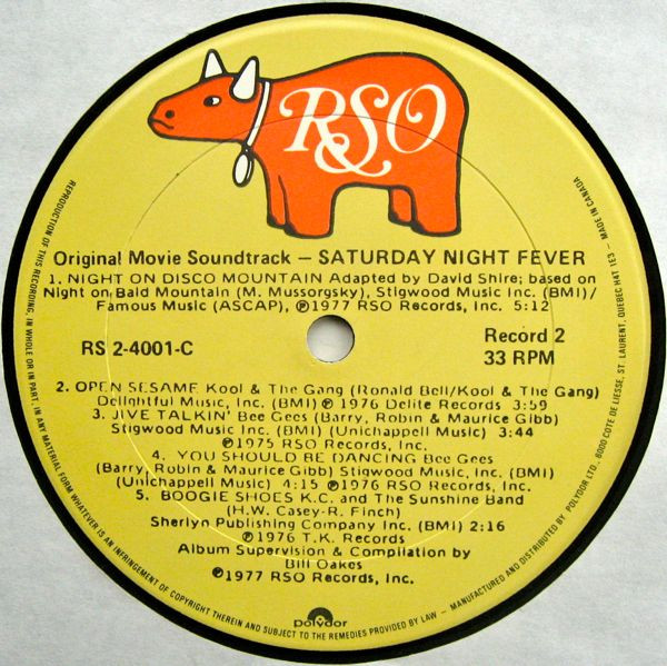 Various - Saturday Night Fever (The Original Movie Sound Track) | RSO (RS-2-4001) - 7 Various - Saturday Night Fever (The Original Movie Sound Track) | RSO (RS-2-4001) - 7