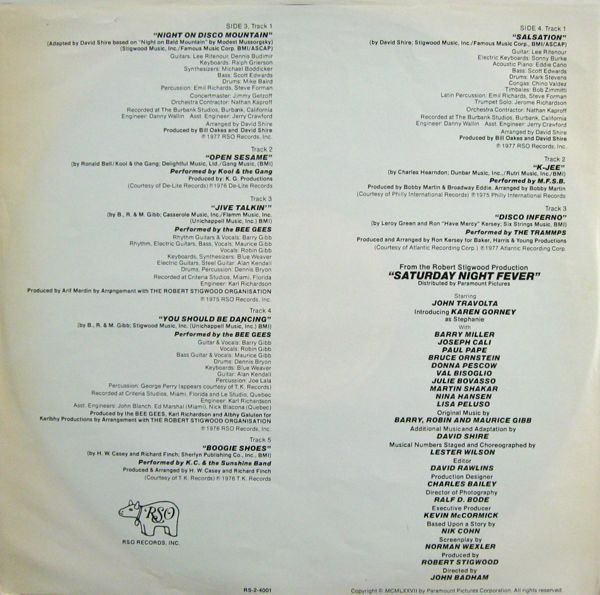 Various - Saturday Night Fever (The Original Movie Sound Track) | RSO (RS-2-4001) - 4 Various - Saturday Night Fever (The Original Movie Sound Track) | RSO (RS-2-4001) - 4