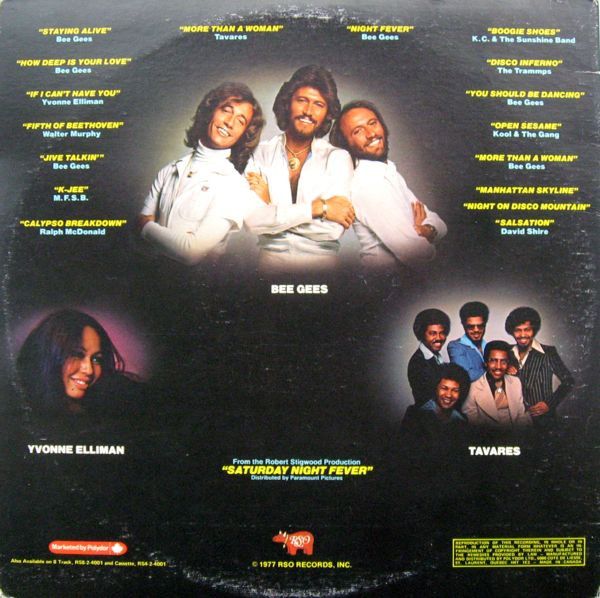 Various - Saturday Night Fever (The Original Movie Sound Track) | RSO (RS-2-4001) - 3 Various - Saturday Night Fever (The Original Movie Sound Track) | RSO (RS-2-4001) - 3