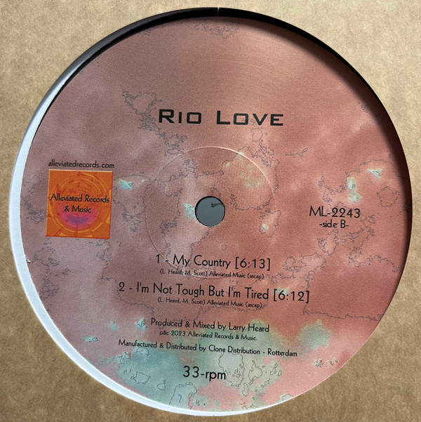 Piccolo JT / Rio Love - Piccolo JT / Rio Love EP | Alleviated Records (ML-2243) - 2