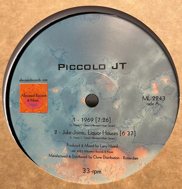 Piccolo JT / Rio Love - Piccolo JT / Rio Love EP | Alleviated Records (ML-2243)