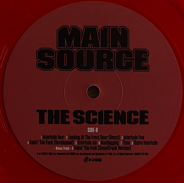 Main Source - The Science | P-Vine Records (P7LP-9/10) - 4 Main Source - The Science | P-Vine Records (P7LP-9/10) - 4