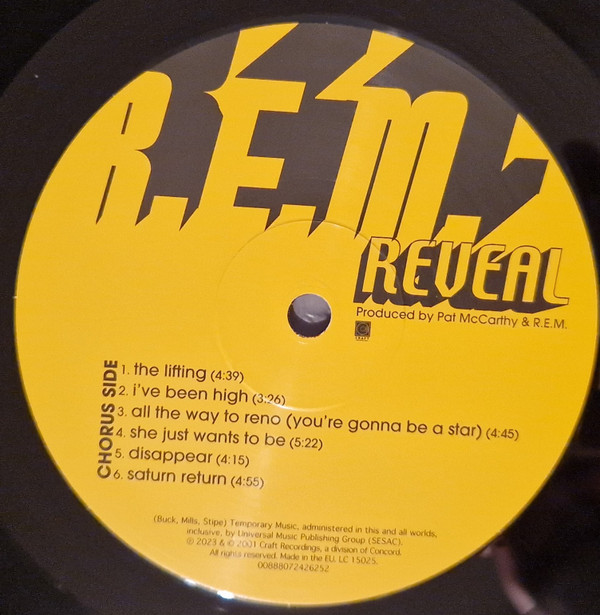 R.E.M. - Reveal | Craft Recordings (00888072426252) - 3 R.E.M. - Reveal | Craft Recordings (00888072426252) - 3