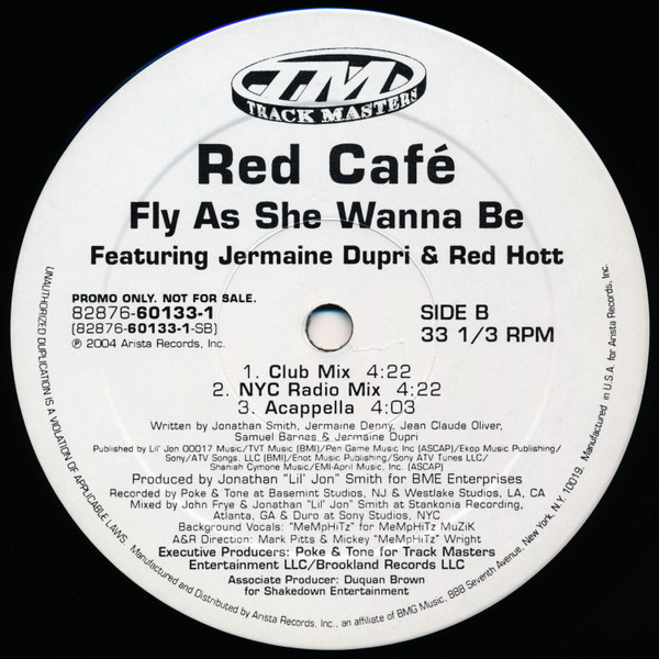 Red Café Featuring Jermaine Dupri & Red Hott - Fly As She Wanna Be | Track Masters (82876-60133-1) - 2 Red Café Featuring Jermaine Dupri & Red Hott - Fly As She Wanna Be | Track Masters (82876-60133-1) - 2
