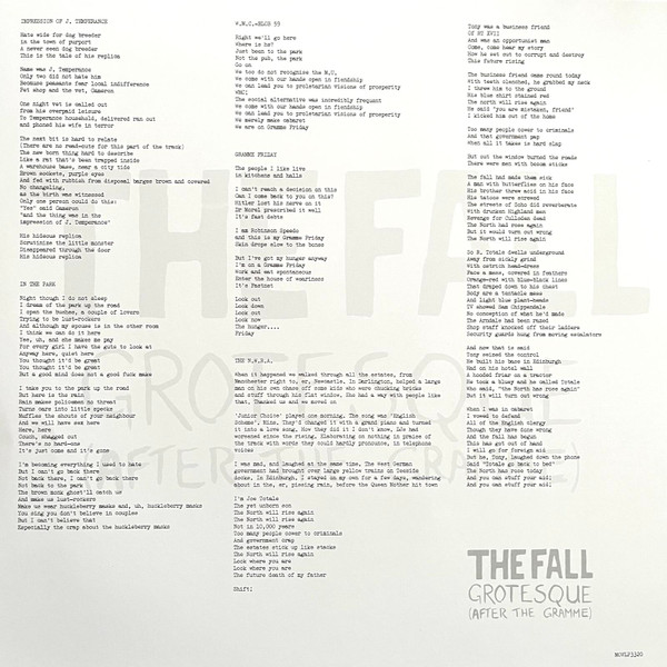 The Fall - Grotesque (After The Gramme) | Music On Vinyl (MOVLP3320) - 4