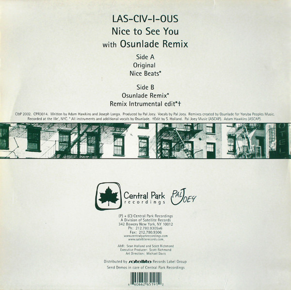 Las-Civ-I-Ous - Nice To See You | Central Park Recordings (CPR3014) - 2 Las-Civ-I-Ous - Nice To See You | Central Park Recordings (CPR3014) - 2