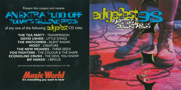 Various - Edgefest 98 Rarities & Collectables | EMI Music Canada (DPRO 1738) - 4 Various - Edgefest 98 Rarities & Collectables | EMI Music Canada (DPRO 1738) - 4