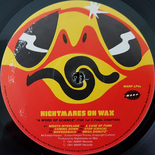 Nightmares On Wax - A Word Of Science (The 1st & Final Chapter) | Warp Records (WARP LP4) - 5 Nightmares On Wax - A Word Of Science (The 1st & Final Chapter) | Warp Records (WARP LP4) - 5