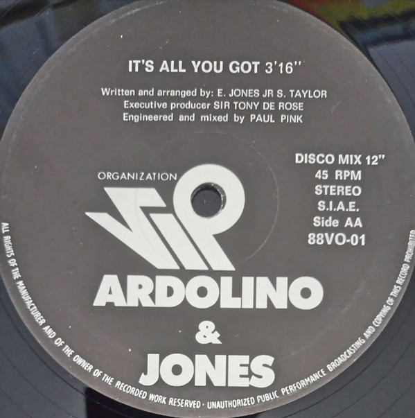 Ardolino & Jones - Get Yourself Some Money | Vip Organization (88VO-01) - 4 Ardolino & Jones - Get Yourself Some Money | Vip Organization (88VO-01) - 4