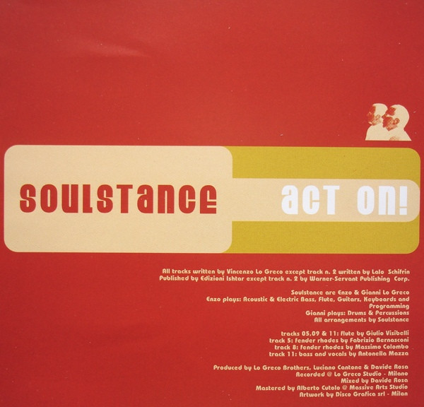 Soulstance - Act On! | Schema (SCCD 322) - 2