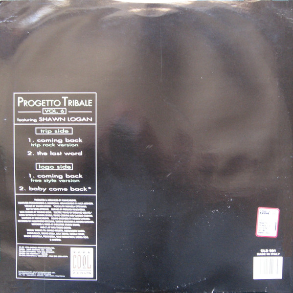 Progetto Tribale Feat. Shawn Logan - Vol. 6 | Cool D:vision (CLD 001) - 2