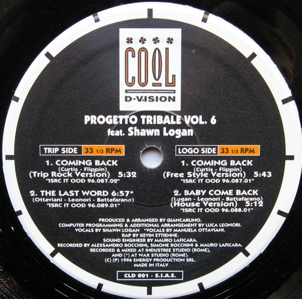 Progetto Tribale Feat. Shawn Logan - Vol. 6 | Cool D:vision (CLD 001) - 3
