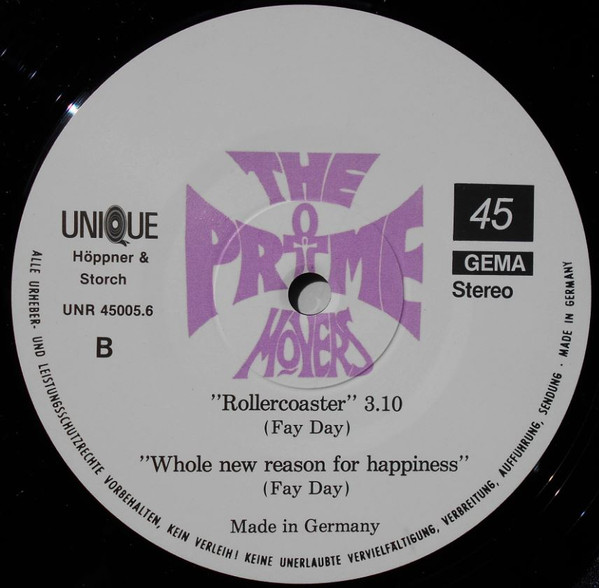 The Prime Movers - Crystalline | Unique (UNR 45005.6) - 4 The Prime Movers - Crystalline | Unique (UNR 45005.6) - 4