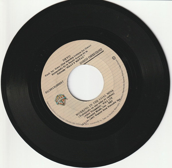 Devo - Working In The Coal Mine | Warner Bros. Records (01(9915)00057) - 2 Devo - Working In The Coal Mine | Warner Bros. Records (01(9915)00057) - 2