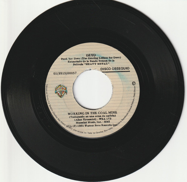 Devo - Working In The Coal Mine | Warner Bros. Records (01(9915)00057) - main Devo - Working In The Coal Mine | Warner Bros. Records (01(9915)00057) - main