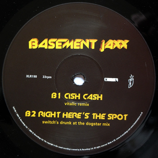 Good Luck / Cish Cash / Right Here's The Spot (Remixes By Basement Jaxx, Vitalic & Switch)