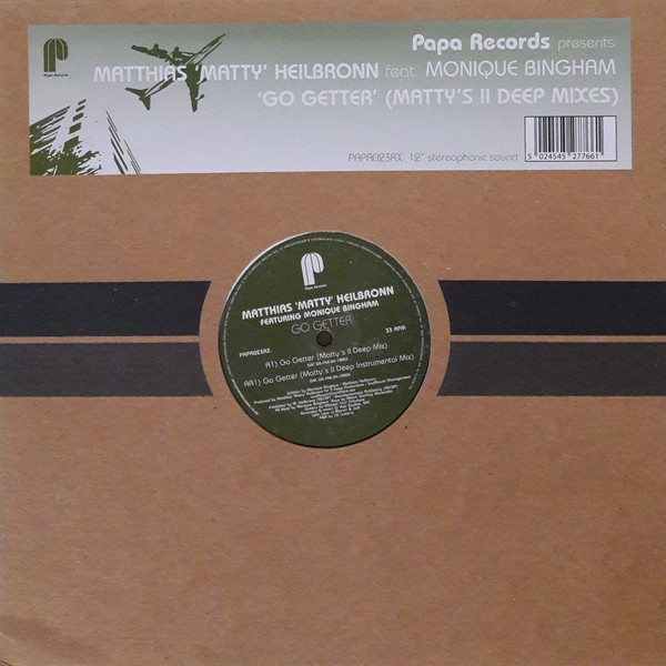 Matthias Heilbronn Feat. Monique Bingham - Go Getter (Matty's II Deep Mixes) | Papa Records (PAPA023RX)