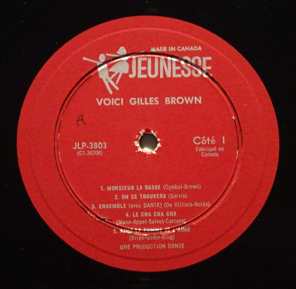 Gilles Brown - Voici Gilles Brown | Jeunesse (JLP-3803) - 3