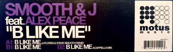 JJ Flores & Steve Smooth - B Like Me | Motus Music (MOT7010-1) - 2 JJ Flores & Steve Smooth - B Like Me | Motus Music (MOT7010-1) - 2