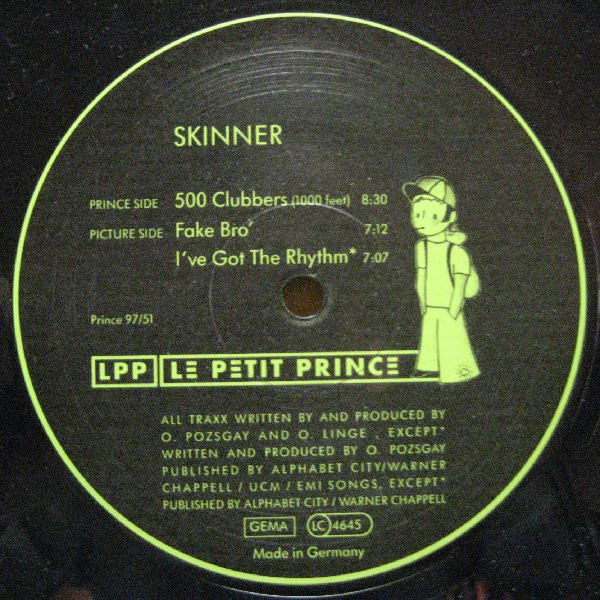 Skinner - 500 Clubbers | Le Petit Prince (Prince 97/51) - 3