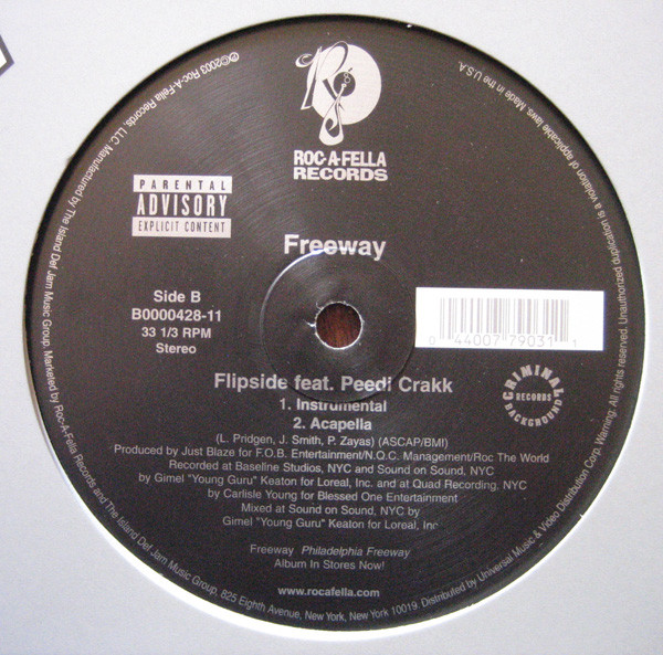 Freeway - Flipside | Roc-A-Fella Records (B0000428-11) - 3 Freeway - Flipside | Roc-A-Fella Records (B0000428-11) - 3