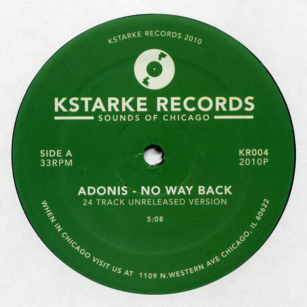 Adonis - No Way Back | Kstarke Records (KR004) - main Adonis - No Way Back | Kstarke Records (KR004) - main