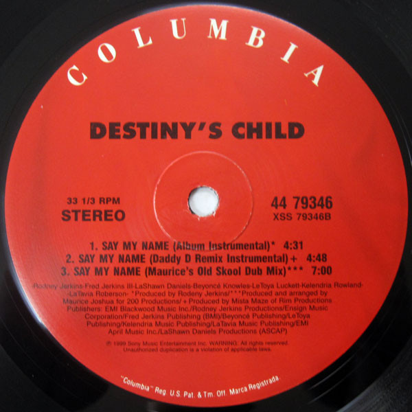 Destiny's Child - Say My Name | Columbia (44 79346) - 4