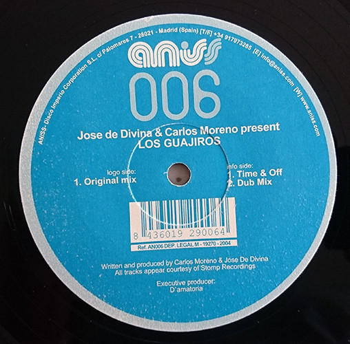 José De Divina & Juan Carlos Moreno - Los Guajiros | Aniss Productions (ANI 006) - 2