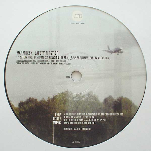 Warmdesk - Safety First EP | A Touch Of Class (ATC014) - 2 Warmdesk - Safety First EP | A Touch Of Class (ATC014) - 2