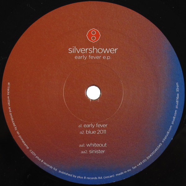 Silvershower - Early Fever EP | Plus 8 Records (PLUS8116) - main Silvershower - Early Fever EP | Plus 8 Records (PLUS8116) - main