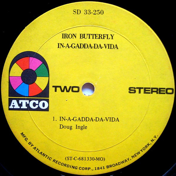 Iron Butterfly - In-A-Gadda-Da-Vida | ATCO Records (SD 33-250) - 4