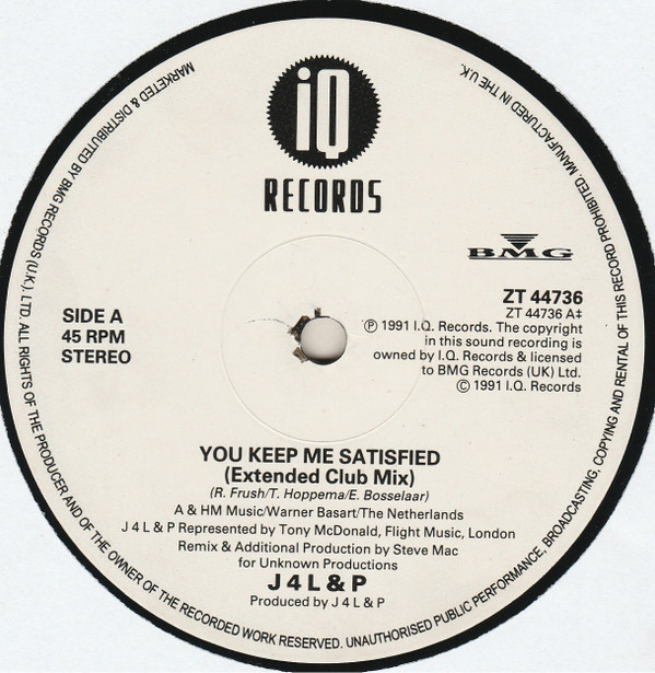 J4L & P - Keep Me Satisfied | I.Q. Records (ZT 44736) - 4 J4L & P - Keep Me Satisfied | I.Q. Records (ZT 44736) - 4