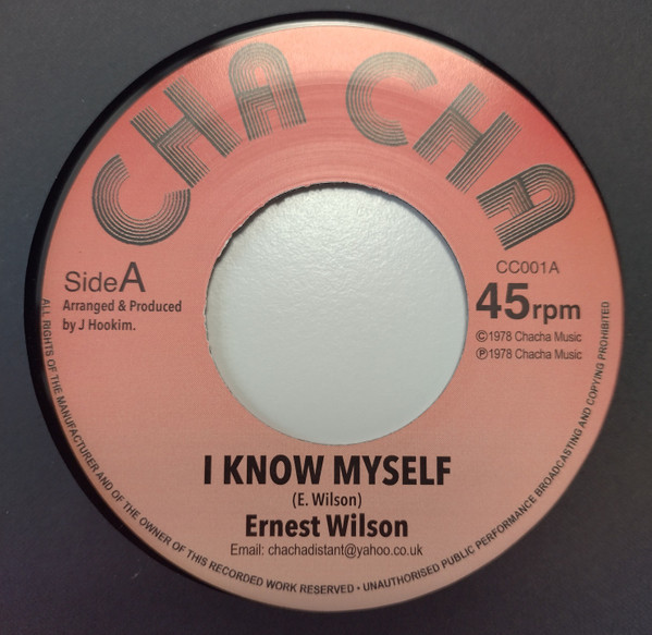 Ernest Wilson - I Know Myself | Cha Cha (CC001) - main