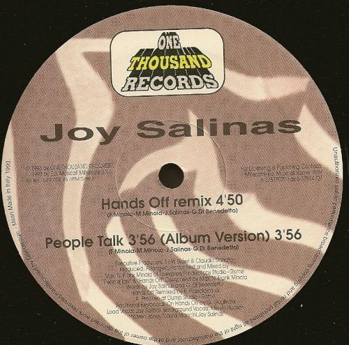 Joy Salinas - People Talk | One Thousand Records (OTR 008) - 4 Joy Salinas - People Talk | One Thousand Records (OTR 008) - 4