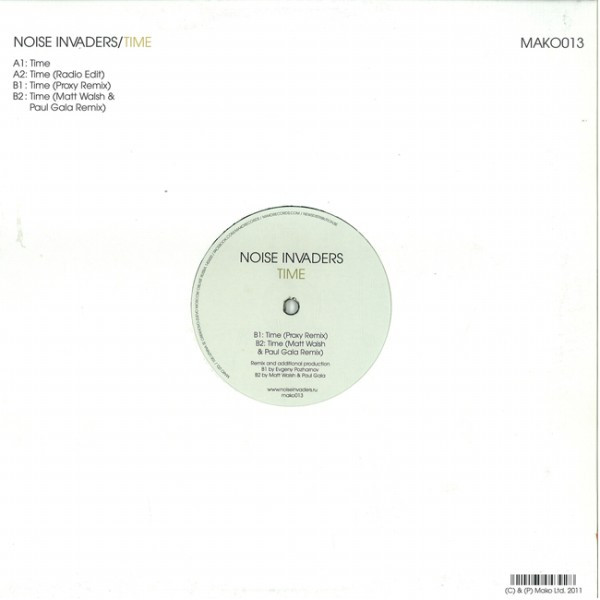 Noise Invaders - Time | Mako Records (MAKO013) - 2 Noise Invaders - Time | Mako Records (MAKO013) - 2