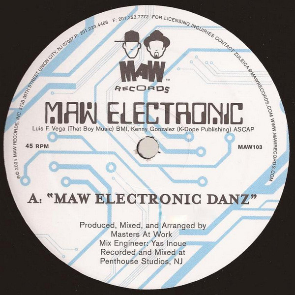 MAW Electronic - MAW Electronic Danz / Time Travelers | MAW Records (MAW103) - main