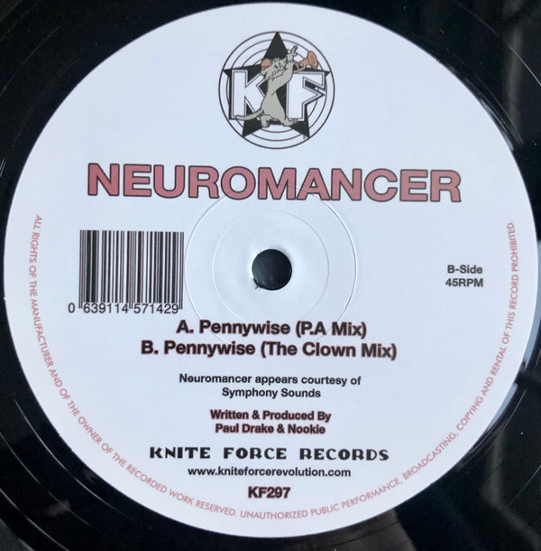 Neuromancer - Pennywise (P.A Mix) / Pennywise (The Clown Mix) | Kniteforce Records (KF297)