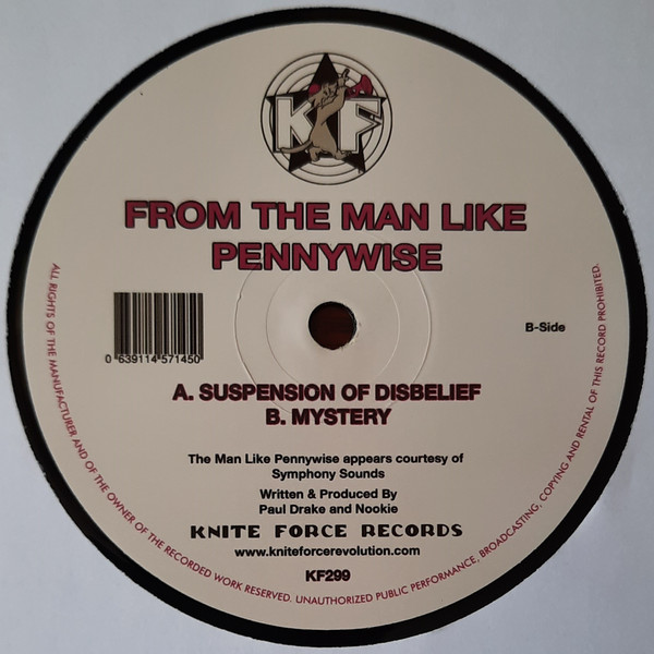 From The Man Like The Pennywise - Suspension Of Disbelief / Mystery | Kniteforce Records (KF299) - 2