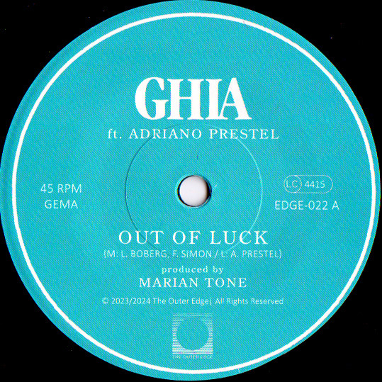 Ghia - Out Of Luck | The Outer Edge (EDGE-022) - 2