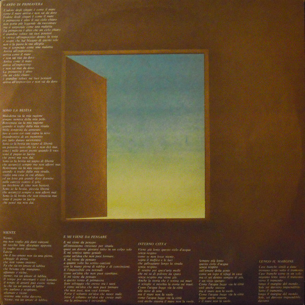 Banco - Canto Di Primavera | Ricordi (SMRL 6247) - 3